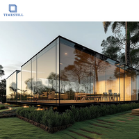 Véranda commerciale |   Verrière en aluminium et verre pour café, restaurant, jardin