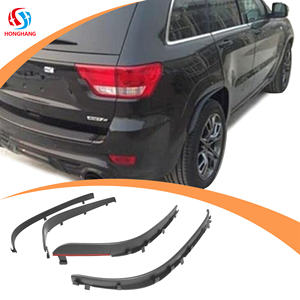 Honghang 4 pièces noir brillant pour Jeep Grand Cherokee SRT8 garde-boue fusées accessoires 2014 2015 2016 2017 2018 2019 2020 - Product Image 2