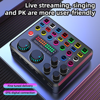 Ensemble de mixeur audio professionnel avec trépied, microphone à condensateur, orientation en forme de cœur pour une réponse en fréquence de 5,0