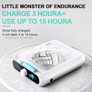 Aspirateur à poussière pour ongles rechargeable avec 2 filtres réutilisables, aspirateur à poussière professionnel pour ongles, extracteur de poussière pour techniciens ongulaires - Product Image 3