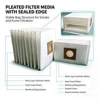 Filtres à sacs pour extracteur de fumée Pure Air 700, 4, 5, 6, 8, 10 packs, remplacement de filtre à air pour soudage laser, fibre synthétique