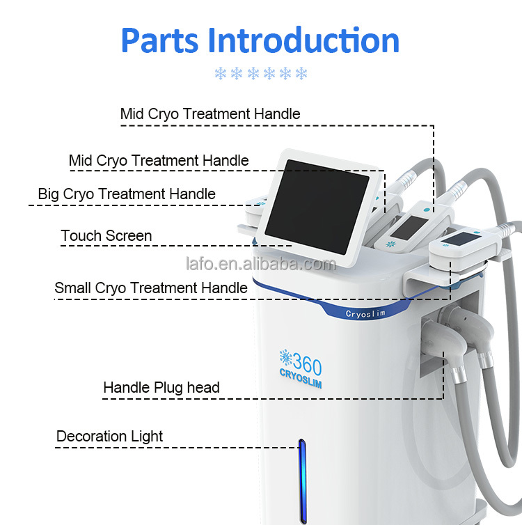 2022 Professional Weight Loss Body Sculpting 4 Handles 360 Cryolipolysis Fat Removal machine