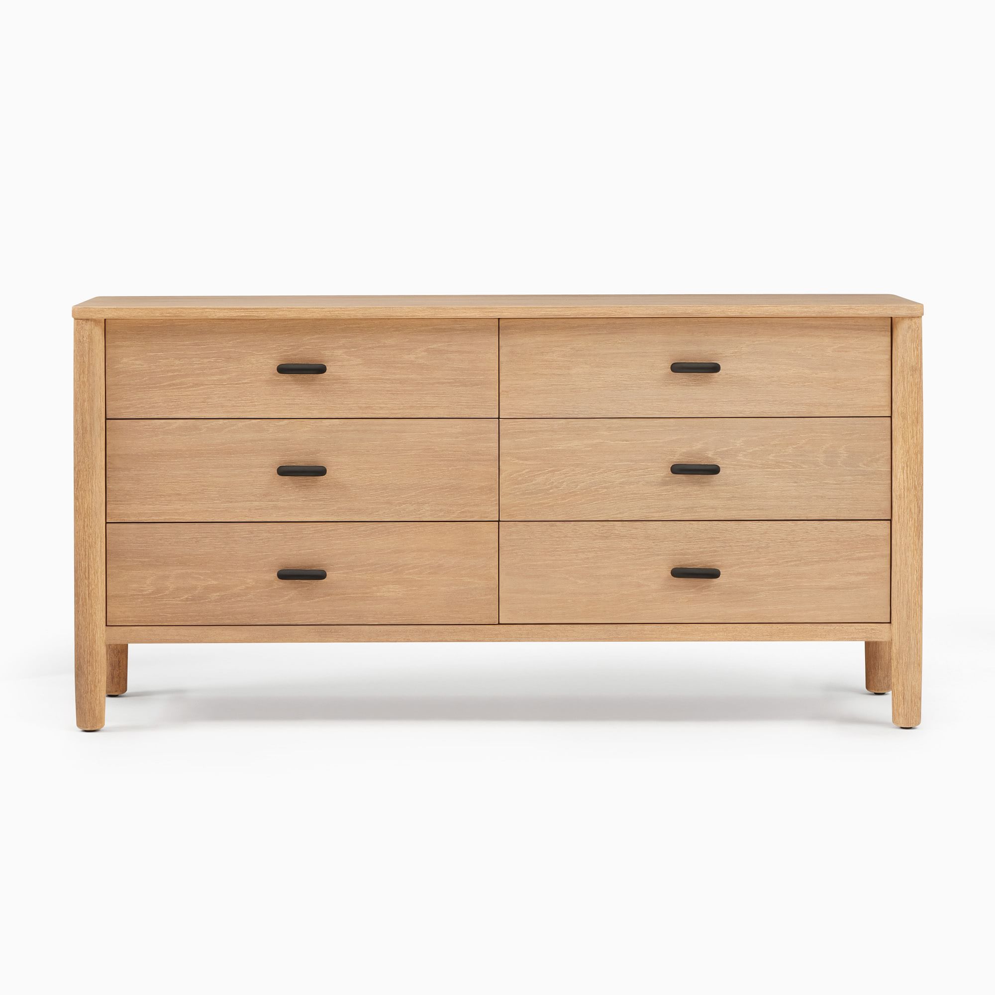 Hot selling contemporary modern custom color wood home corner bedroom furniture wooden 6-drawer dressers