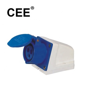 CEE IP44 230V blu 2P + E 6H 16A 250V connettore spina elettrica industriale spina di alimentazione 013 16amp - Product Image 2