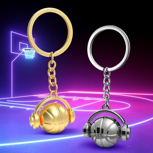 Llavero Creativo con Forma de Auricular de Baloncesto, Colgante de Aleación de Zinc, Personalizado para Fanáticos de la <span class=keywords><strong>NBA</strong></span>, Recuerdo de Club, Regalo Promocional de Moda - Product Image 4