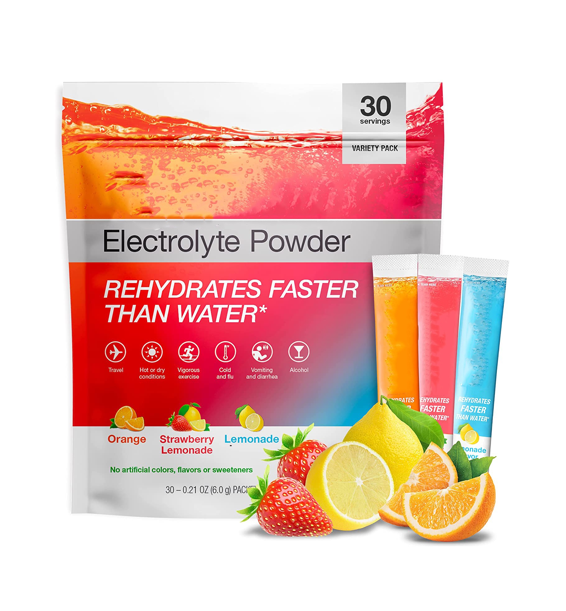 Все-натуральная энергия напитки гидратация мультипликатор электролит порошок пакеты