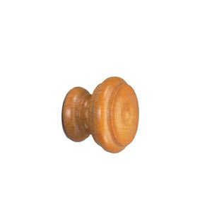 ลูกบิดประตูไม้ทาสี "102" Ø 40-วอลนัทเบา - Product Image 2