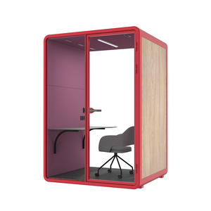 Single Person Modular Acoustic Office Pod High Noise Reduction Soundproof <b>Phone</b> Booth For Modern Open Workplace - Product Image 5