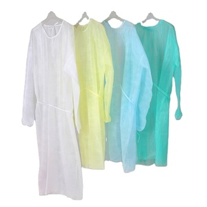 Steril ambalaj ile cerrahi önlük tek kullanımlık olmayan dokuma su geçirmez fiyat - Product Image 1