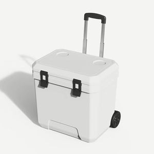 24L Modern PP/PE Insulated Cooler <b>Box</b> with Wheeled Design Reusable for Fishing Medical Cans & Food <b>Storage</b> - Product Image 2