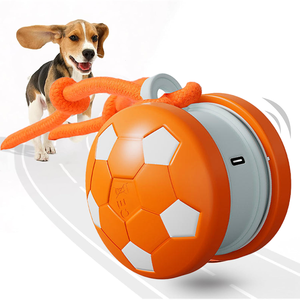 कुत्ते बिल्लियों के लिए नई काटने प्रतिरोधी पालतू खिलौना बॉल tpp कपास लोचदार उछाल बॉल - Product Image 1