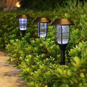 Solar Outdoor <b>Led</b> Lawn <b>Lights</b> Waterproof Garden Pathway Lighting For Yard Patio Landscape Decor - Product Image 2