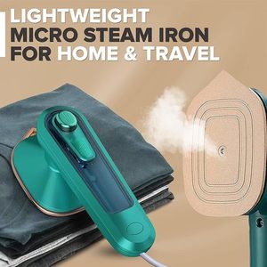 Plancha de Ropa Eléctrica Mini Portátil, Plancha de Vapor Micro Profesional de Mano, Mini Plancha de Viaje para Ropa - Product Image 5