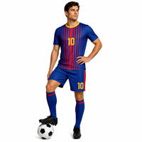 Camiseta de Fútbol Deportiva de Manga Corta Transpirable Unisex Personalizada OEM ODM, Camiseta de Fútbol Retro Clásica Vintage con Estampado de Rayas