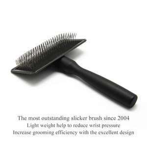 Baoli ODM Ánh Sáng Tay Cầm Bằng Gỗ Titan Tấm Áo Mưa Bàn Chải Với Cứng Pins Detangling Matt Bàn Chải Trở Lại Thiết Kế Cho Groomers - Product Image 2