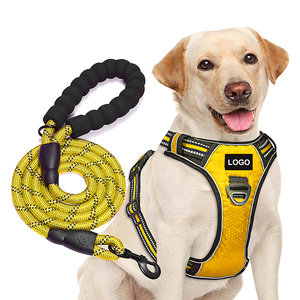 Arnés táctico para perros con hebilla de Metal, arnés duradero para perros grandes y juegos de correas para perros para entrenamiento de perros medianos y grandes - Product Image 4