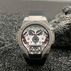 New Jasons Men's <b>Watch</b> Fashionable and Trendy Silicone Quartz <b>Watch</b> - Product Image 1