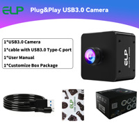 ELP Kamera USB3.0 Definisi Tinggi 20MP 5120X3840 Sudut Lebar 95 Derajat Lensa Tanpa Distorsi AR2020 UVC Lightburn Webcam Industri
