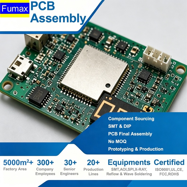 Smart Home Electronics SMT DIP THT Wireless Control Module Print Circuit Board PCB PCBA Manufacturing Assembly