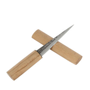 سكين نحت احترافي من الفولاذ المقاوم للصدأ لتقطيع الثلج بمقبض خشبي - Product Image 4