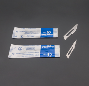 CE Sterile Medical <strong>Use</strong> <strong>sharp</strong> Stainless Steel Knife Blade Carbon Steel Disposable Surgical Scalpel Blades #10 - Product Image 4