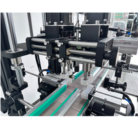 Machine de capsulage pneumatique semi-automatique à grande vitesse pour bouteilles en plastique filetées, bouteilles à vis, canettes et emballages métalliques
