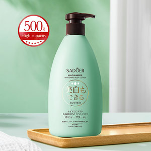 OEM ODM SADOER Marque privée Crème de soin de <span class=keywords><strong>la</strong></span> <span class=keywords><strong>peau</strong></span> coréenne Niacinamide Lotion corporelle blanchissante et éclaircissante Parfum de charme Smooth Fairy - Product Image 1