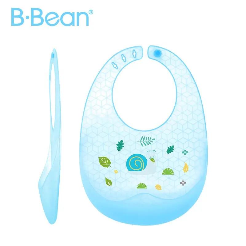 Süper ince bebek önlükler 0-36M toptan BPA ücretsiz taşınabilir su geçirmez silikon bebek önlüğü
