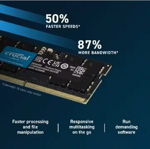 DDR5 <b>RAM</b> 16GB UDIMM Laptop Memory ECC Function Used 32G & <b>64GB</b> Capacity Stock Product Model DDR5-4800 Laptop Memory Module - Product Image 2