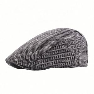 Wholesale Large Head Beret Flat Top Ivy <b>Hat</b> <b>for</b> Men Spring Autumn Winter Warm Knnited Cap Multiple Sizes <b>for</b> Casual Outdoor - Product Image 5