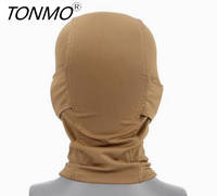Nouvelle cagoule tactique en polyester à maille filet, séchage rapide, camouflage solide, pour la chasse, protection du visage et du cou (taille M)