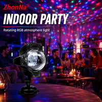 Projecteur LED étanche ZhonNa pour effet de neige, lumière laser de scène extérieure, lampe de jardin à neige mobile pour l'éclairage de scène de Noël