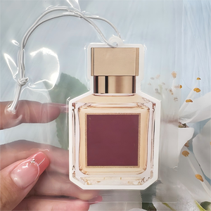 Prezzo all'ingrosso marca profumo di lusso bottiglia design personalizzato doppio lato stampa carta appesa deodorante <span class=keywords><strong>per</strong></span> <span class=keywords><strong>auto</strong></span> personalizzato - Product Image 2
