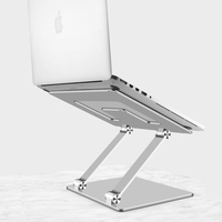 Plateau de Table en alliage d'aluminium à Double bras, support de tablette ergonomique en aluminium, support pour ordinateur portable, support robuste, support de bureau réglable