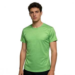 Camiseta Deportiva de Manga Corta con Cuello Redondo y Logotipo Personalizado, de Secado Rápido y Transpirable, para Correr por Senderos, Entrenamiento en el Gimnasio, Trotar Diariamente, Venta al Por Mayor - Product Image 2