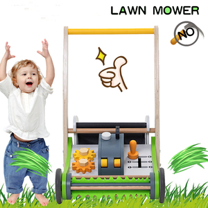 Ensemble de <span class=keywords><strong>tondeuse</strong></span> à gazon en <span class=keywords><strong>bois</strong></span> pour les tout-petits Push Summer Outside Garden Toys Indoor Outdoor Push Gardening Summer Toy - Product Image 2