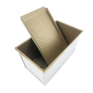 वाणिज्यिक ग्रेड बेकरी ओएम और गंध उच्च गुणवत्ता वाले नॉनस्टिक पल्लमन लोफ पैन सैंडविच रोटी रोटी पेन टोस्ट टिन - Product Image 3