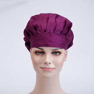 Casquette d'atelier de chef anti-perte de cheveux pour femme Casquette d'infirmière anti-huile et anti-fumée pour le <span class=keywords><strong>travail</strong></span> de restaurant Chapeau de <span class=keywords><strong>cuisinier</strong></span> avec style de caractère - Product Image 4