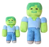 Muñecos de Peluche Súper Suaves con Temática de Creeper, Bloque, Rana, Ender Dragon y Tigre, Comprimibles al Vacío