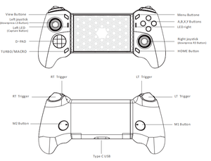 Design retrattile <span class=keywords><strong>Controller</strong></span> di gioco Wireless ergonomico per ANDROID IOS Pc Joystick - Product Image 6
