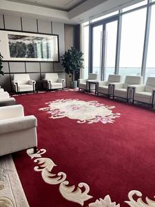 Tappeto di fabbrica personalizzato di alta qualità camere d'albergo sala riunioni sala banchetti in lana di nylon in fibra di bambù viscosa tappeto fatto a mano - Product Image 2