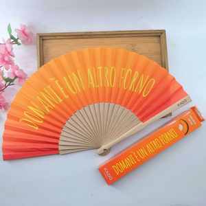 Abanico Plegable de Bambú de 13 Pulgadas con Logotipo Personalizado, Diseño Pintado a Mano, Bandera del Caribe, Halloween, Negocios, Promoción Musical - Product Image 5