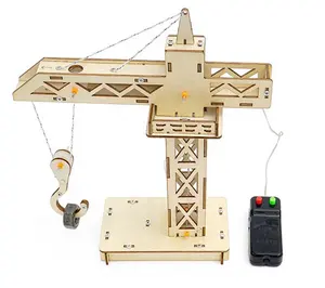 원격 제어 타워 크레인 리프팅 크레인 Diy 모델 및 빌딩 장난감 과학 및 교육 모델 장난감 어린이 선물 장난감