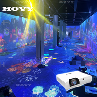 Logiciel de projection murale holographique interactive immersive, résolution HDMI WUXGA, conception portable pour une expérience holographique en salle