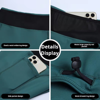 MAYYOUNG Short de yoga taille haute pour femme avec poche pour téléphone portable Collants de compression extensibles pour fitness