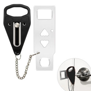 Cerradura de Seguridad Portátil de Acero Antirrobo para Puerta, Ideal para Campamentos, Viajes, Hoteles, Apartamentos y Alojamientos de Autoservicio - Product Image 1