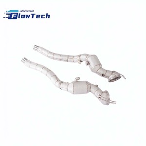 ท่อดาวน์ไปป์สแตนเลส T304 สำหรับ Ferrari 812 6.5L V12 Performance - Product Image 3