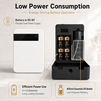 Diffuseur d'arômes électrique sans eau Koeazy, 400 ml, à deux liquides, mural, pour la maison, vente en gros