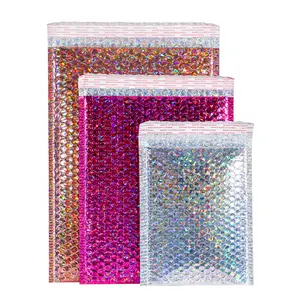 Poly Bubble Mailers Self Seal Gewatteerde Enveloppen Mailing Zakken Verschillende Kleur Bubble Mailer Gewatteerde Envelop Rose Gold