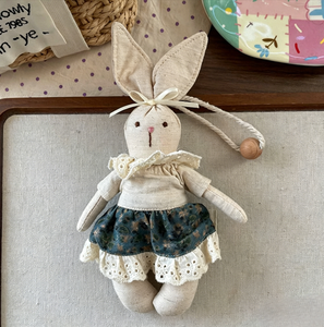 Nuovo Arrivo: Portachiavi Bambola con <span class=keywords><strong>Capelli</strong></span> Intrecciati in Tessuto a Cartone Animato, Ciondolo Gonna Floreale, Accessorio Moda per Borsa da Ragazza, Ornamento per Chiavi - Product Image 5